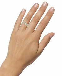 Diamond Two-Row Band (1/2 ct. t.w.) 14k White Gold