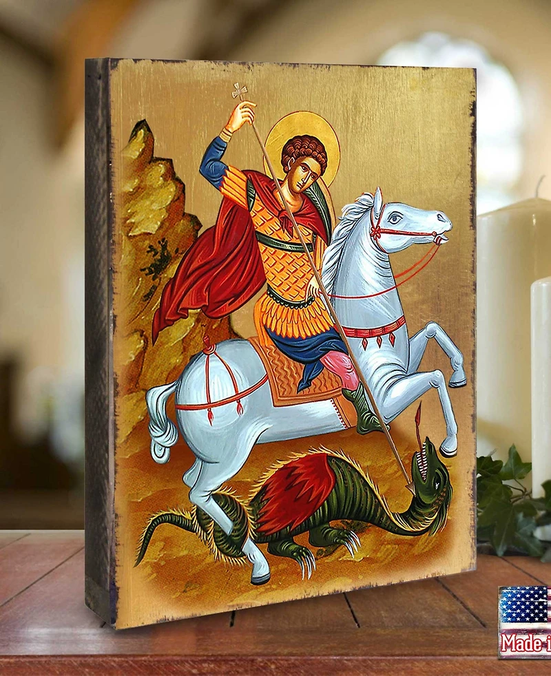 G.DeBrekht Saint George Holiday Religious Monastery Icons