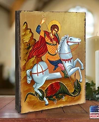 G.DeBrekht Saint George Holiday Religious Monastery Icons