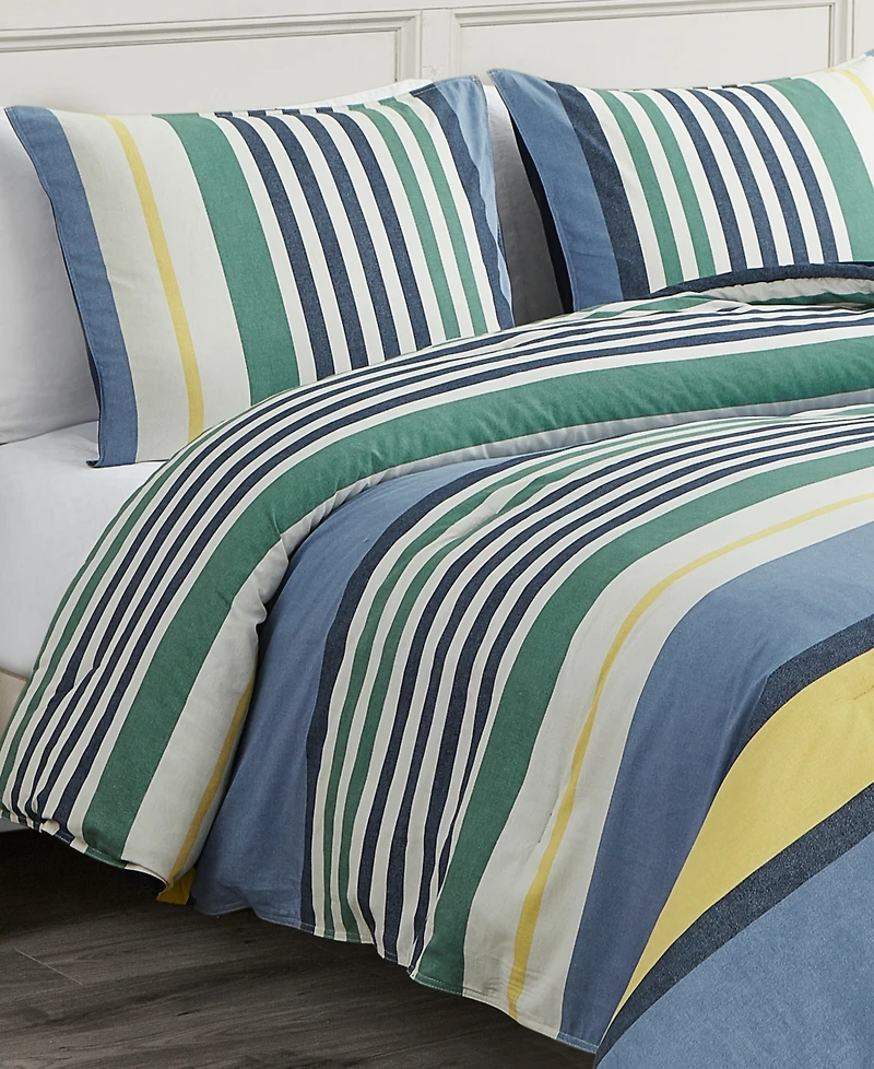 Nautica Dover Reversible 3-Piece Comforter Set, King