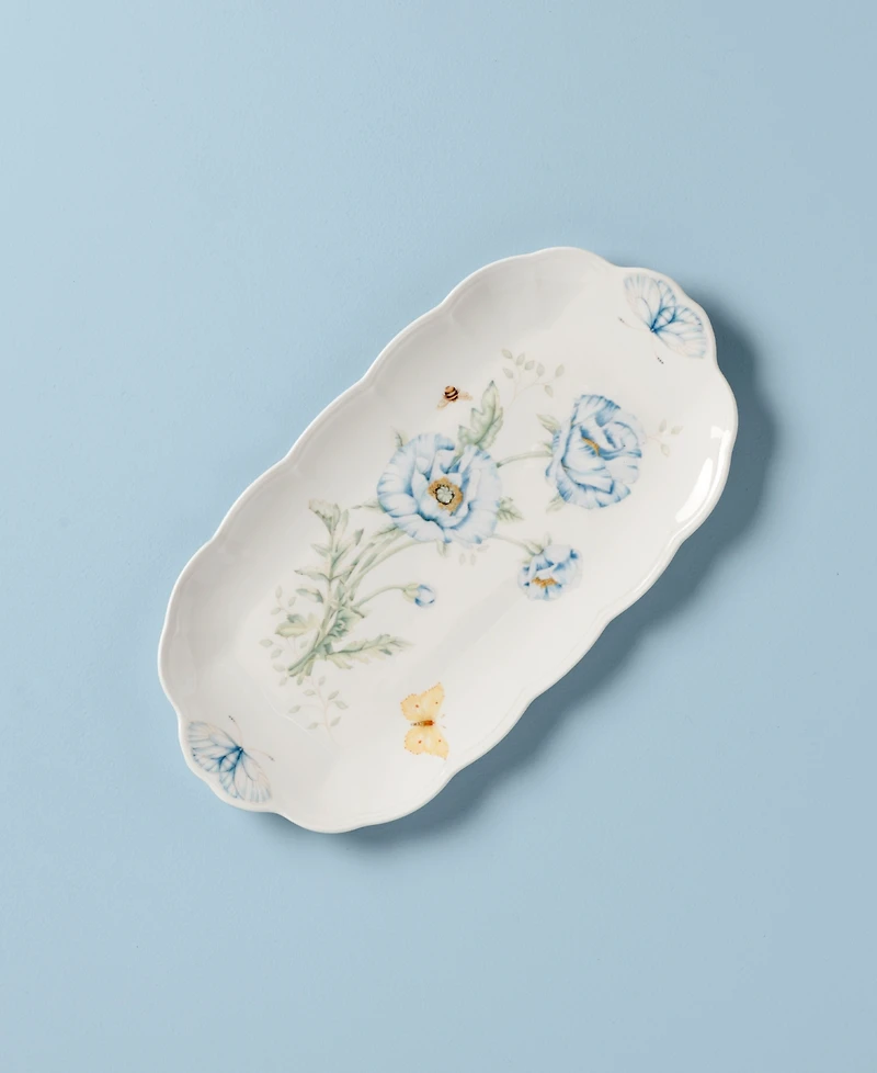 Lenox Butterfly Meadow Oblong Sandwich Tray, 14 3/4"