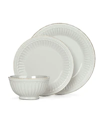 Lenox French Perle Groove 12 Pc. Dinnerware Set, Service for 4