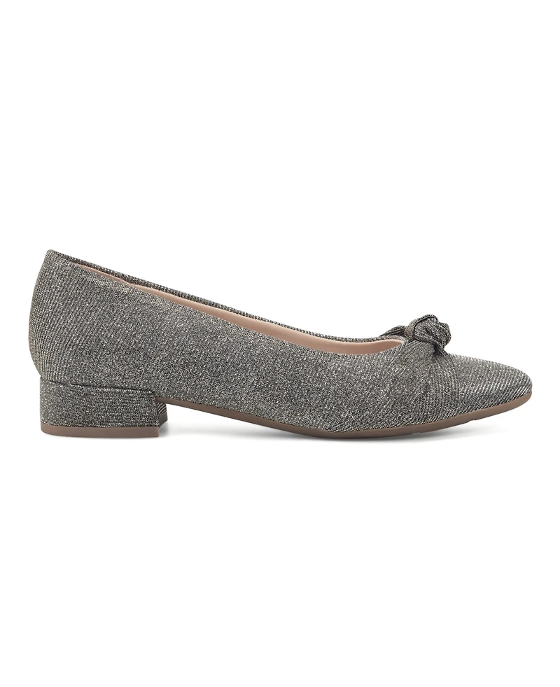 Easy Spirit Women's Eflex Caster Slip-on Block Heel Dress Pumps