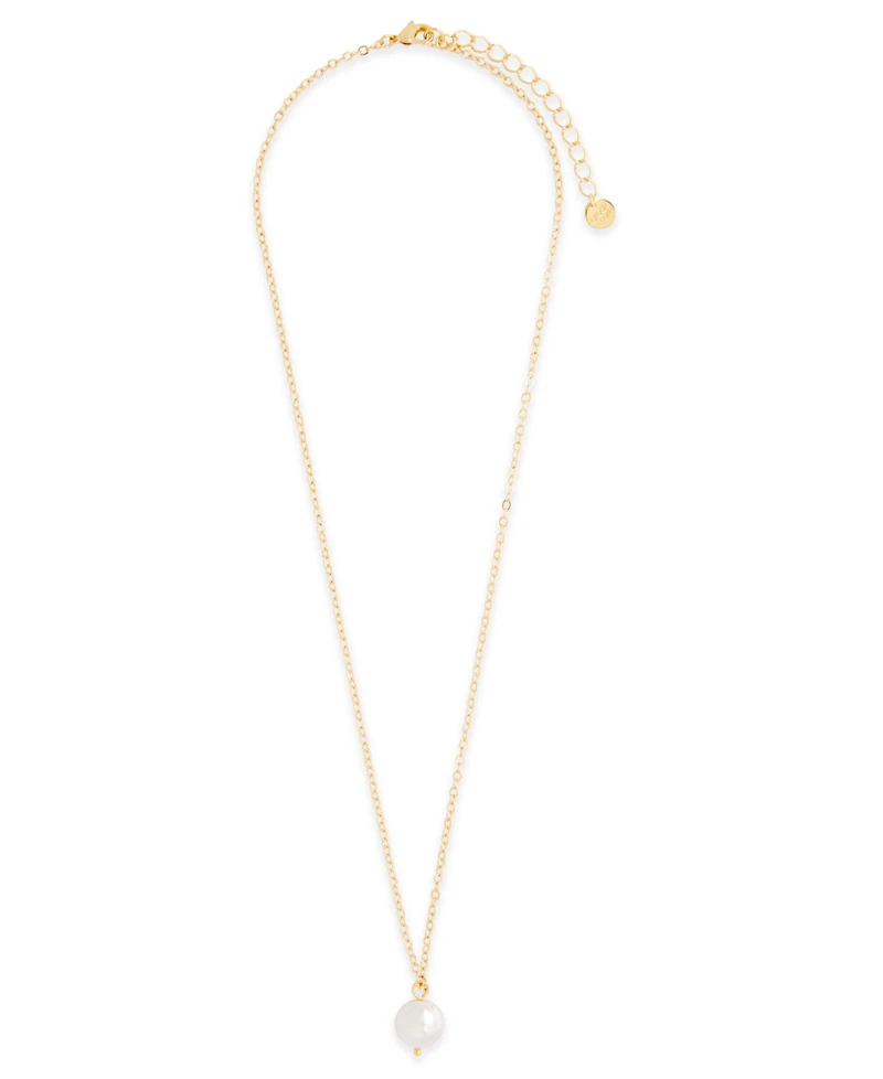 brook & york Lila Imitation Pearl Pendant Necklace