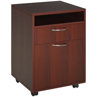 Homcom Rolling File Storage Cabinet Document Shelf Drawer Home Office