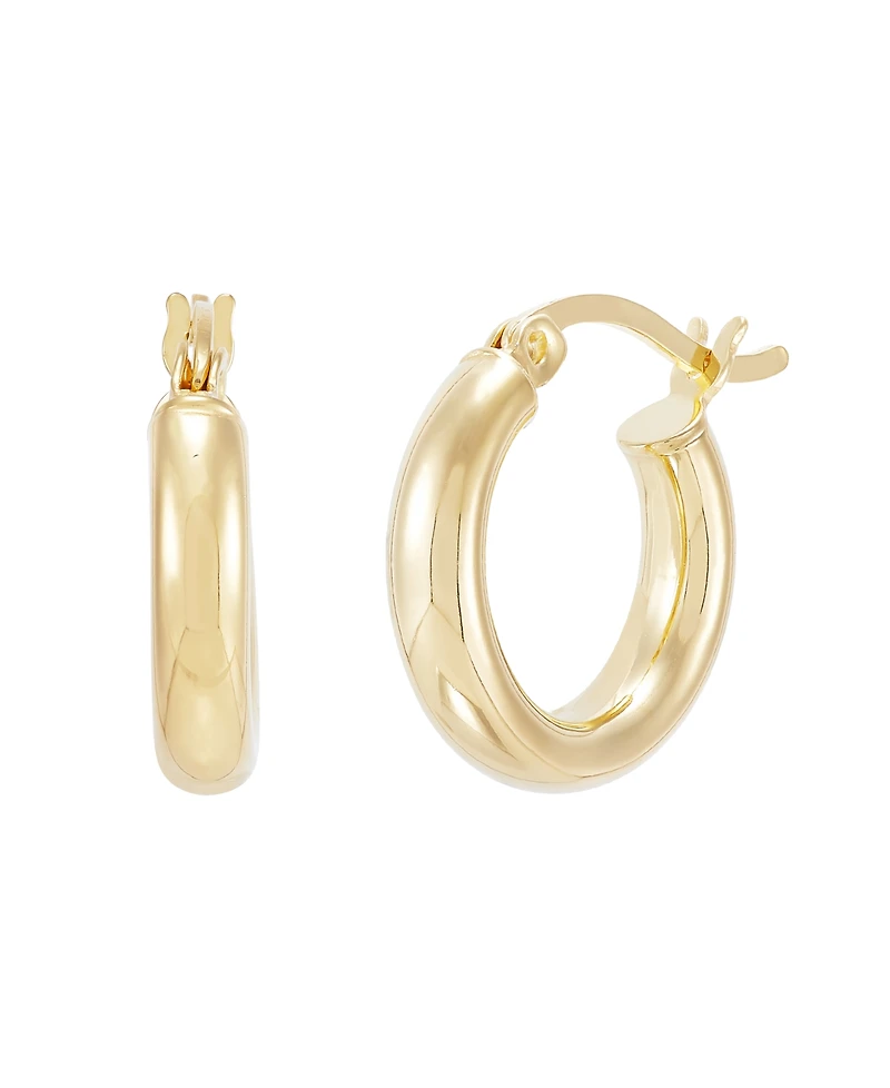 Giani Bernini Polished Tube Hoop Earrings, 15mm
