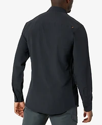 Kenneth Cole Men's Solid Slim Fit Performance Shirt