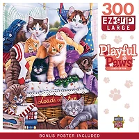 MasterPieces Playful Paws Loads of Fun 300 Piece Ez Grip Jigsaw Puzzle