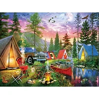 MasterPieces Campside - Moonlight Camping 300 Piece Ez Grip Puzzle