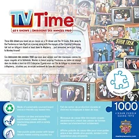 MasterPieces Tv Time - 60's Shows 1000 Piece Jigsaw Puzzle for Adults