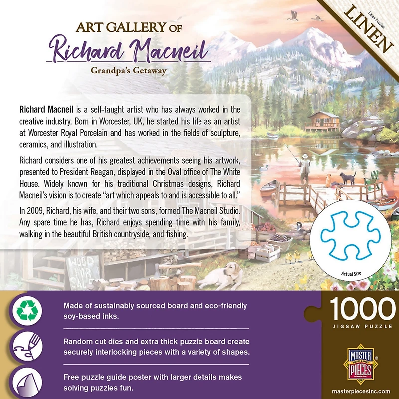 Masterpieces Art Gallery - Grandpa's Getaway 1000 Piece Jigsaw Puzzle