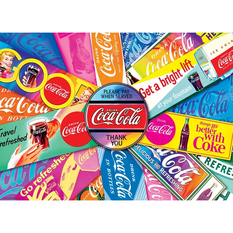 Masterpieces Coca-Cola - Signs of the Times 1000 Piece Jigsaw Puzzle