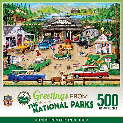 Greetings From The National Parks - 500 Piece Jigsaw Puzzle