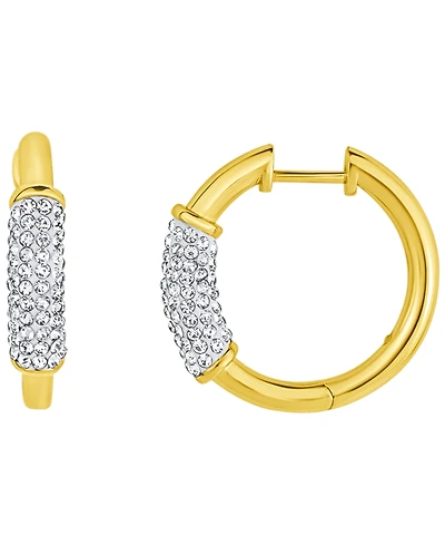 And Now This Crystal Hinged Hoop