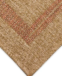 Liora Manne' Sahara Multi Border 3'3" x 4'11" Outdoor Area Rug