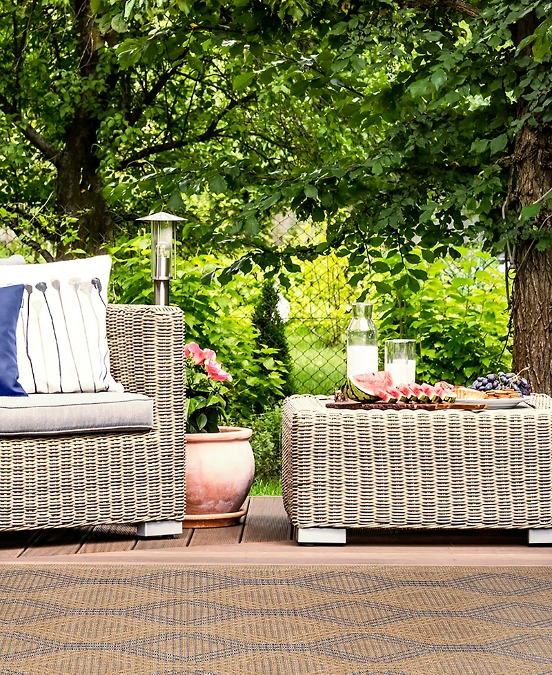 Liora Manne' Sahara Links 5'3" x 7'3" Outdoor Area Rug