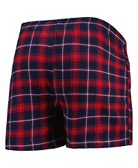 Men's Concepts Sport Navy, Red Boston Sox Ledger Flannel Boxers