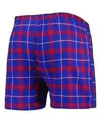 Men's Concepts Sport Royal, Red Chicago Cubs Ledger Flannel Boxers
