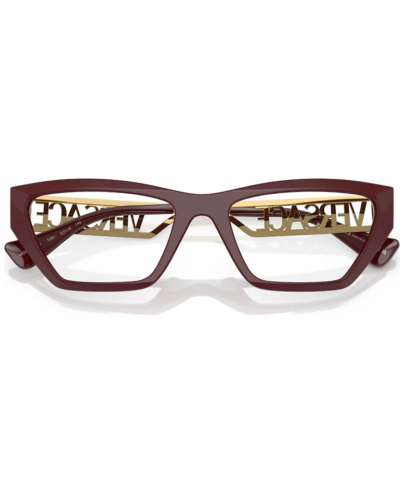 Versace Women's Irregular Eyeglasses, VE3327U53-x
