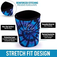 Reusable Iced Coffee Sleeve - Medium Sized Neoprene Insulator Sleeves (22oz to 24oz)