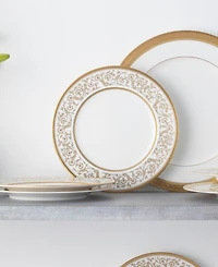 Noritake Summit Gold Set of 4 Salad Plates, Service For 4