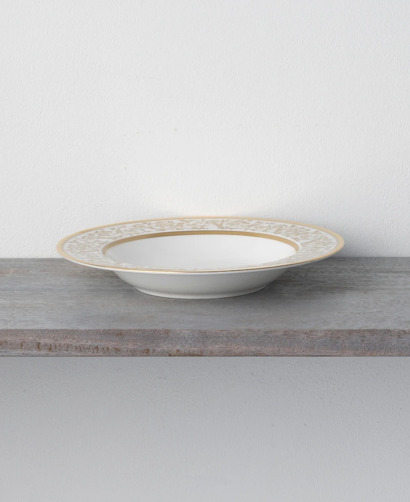 Noritake Summit Gold Set of 4 Soup Bowls, Service For 4