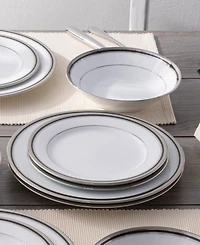 Noritake Austin Platinum 12-Piece Dinnerware Set, Service for 4