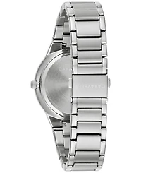 Caravelle designed by Bulova Men's Modern Stainless Steel Bracelet Watch 40mm Gift Set