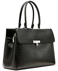Calvin Klein Becky Turnlock Triple Compartment Convertible Tote