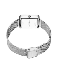 Kenneth Cole New York Women's Classic Silver-Tone Stainless Steel Mesh Bracelet Watch 30.5mm