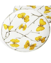 Michael Aram Butterfly Ginkgo 4 Piece Gold-Tone Tidbit Plate Set