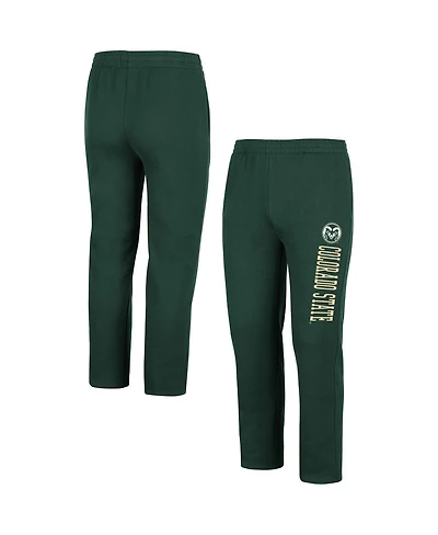 Men's Colosseum Green Colorado State Rams Fleece Pants