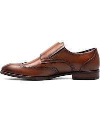 Stacy Adams Men's Karson Wingtip Double-Monk Strap Dress Shoe