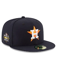 Men's New Era Navy Houston Astros 2022 World Series Side Patch 59FIFTY Fitted Hat