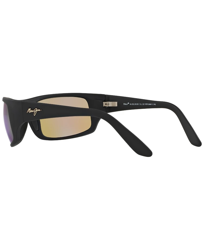 Maui Jim Peahi Polarized Sunglasses , 202 Blue Hawaii Collection