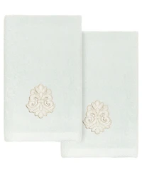 Linum Home Turkish Cotton May Embellished 2-Pc. Fingertip Towel Set