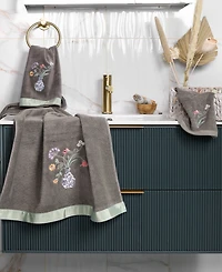 Linum Home Turkish Cotton Stella Embellished -Pc. Bath Towel Set