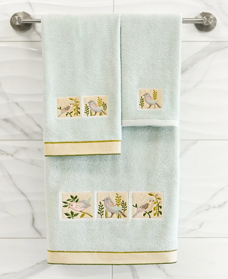 Linum Home Turkish Cotton Belinda Embellished 2-Pc. Bath Towel Set
