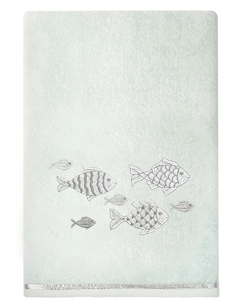 Linum Home Turkish Cotton Figi Embellished -Pc. Bath Towel Set