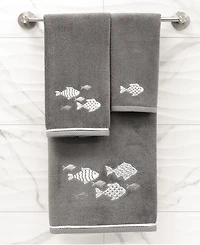 Linum Home Turkish Cotton Figi Embellished -Pc. Bath Towel Set