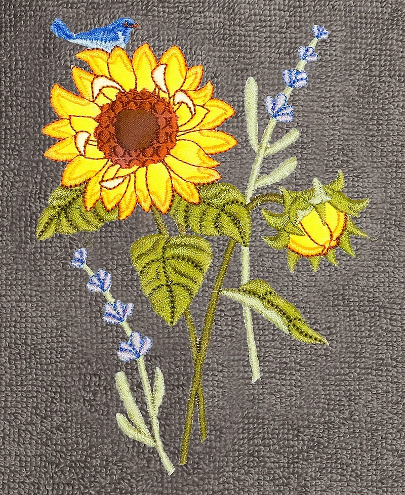 Linum Home Turkish Cotton Girasol Embellished -Pc. Bath Towel Set