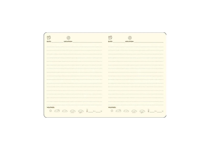 Small Page-a-Day Travelers Journal by Inc Peter Pauper Press