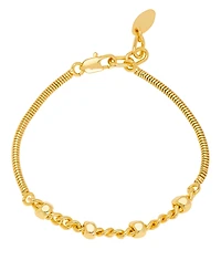 Macy's Gold Plated Chain Link Bracelet