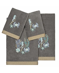 Linum Home Turkish Cotton Aaron Embellished -Pc. Bath Towel Set