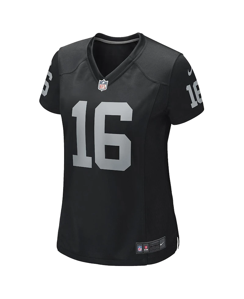 Women's Nike Jim Plunkett Black Las Vegas Raiders Game Retired Player Jersey