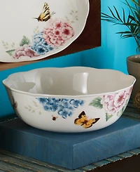 Lenox Butterfly Meadow Hydrangea Serving Bowl, 10"