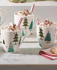 Lenox Balsam Lane Mugs, Set of 4