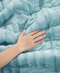 Madison Park Duke Reversible Faux Fur 3-Pc. Comforter Set, Full/Queen