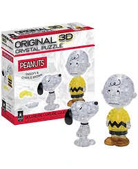 Bepuzzled 3D Crystal Peanuts Snoopy Charlie Brown Puzzle Set, 77 Pieces