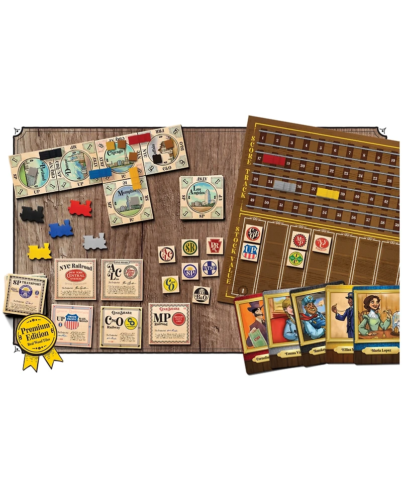 Forbidden Games Railroad Rivals Premium Edition Set, 251 Piece